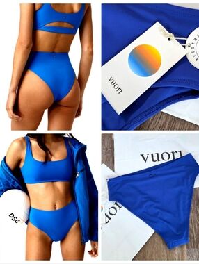 Vuori High Waisted Bikini Bottom NWT Copenhagen Performance Athletic Beach